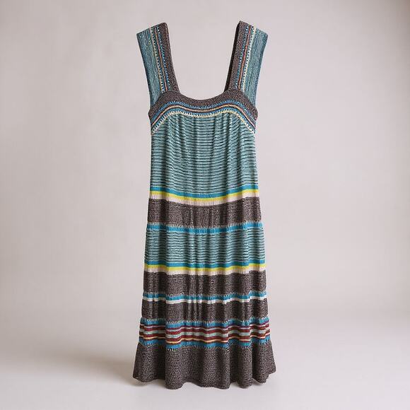 Anthropologie Aldo Martins Paloma Knit Dress Size Small Multicolor Striped - Picture 1 of 6